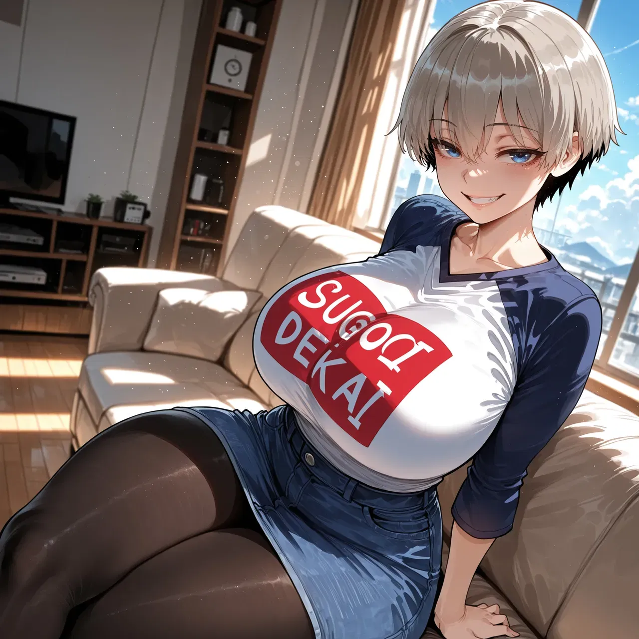 (Miyu) Hana Uzaki: Just Hanging Out - Hentai Gallery - Image 1