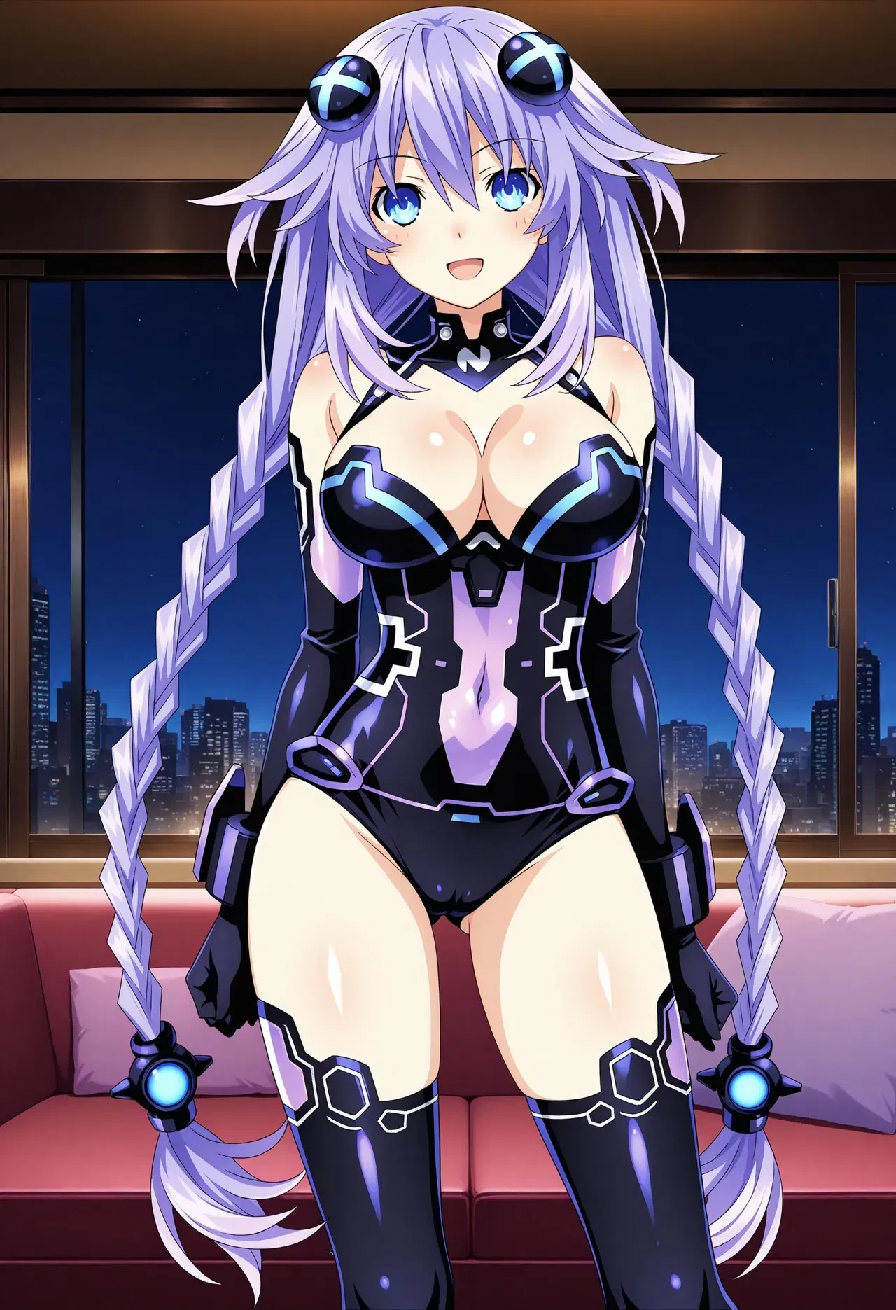 (Setsuna) Purple Heart (パープルハート) | Hyperdimension Neptunia (Extras) - Galeria Hentai - Image 1