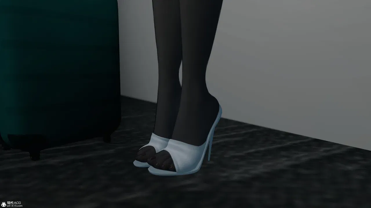 (3D) «Оператор и стюардесса» 01–09 (конец) - Хентай галерея - Image 1