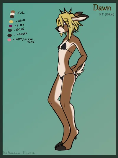 (dansharkman) Personagem Dawn - Galeria Hentai