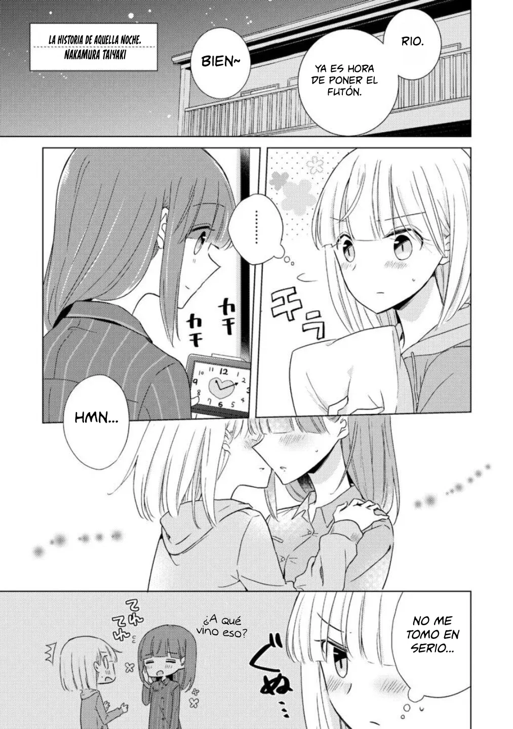 その日の夜の話 | The story of that night | La Historia de Aquella Noche (Spanish)(Himitsu no Lilium - INSOMNIA) - Hentai Gallery - Image 1