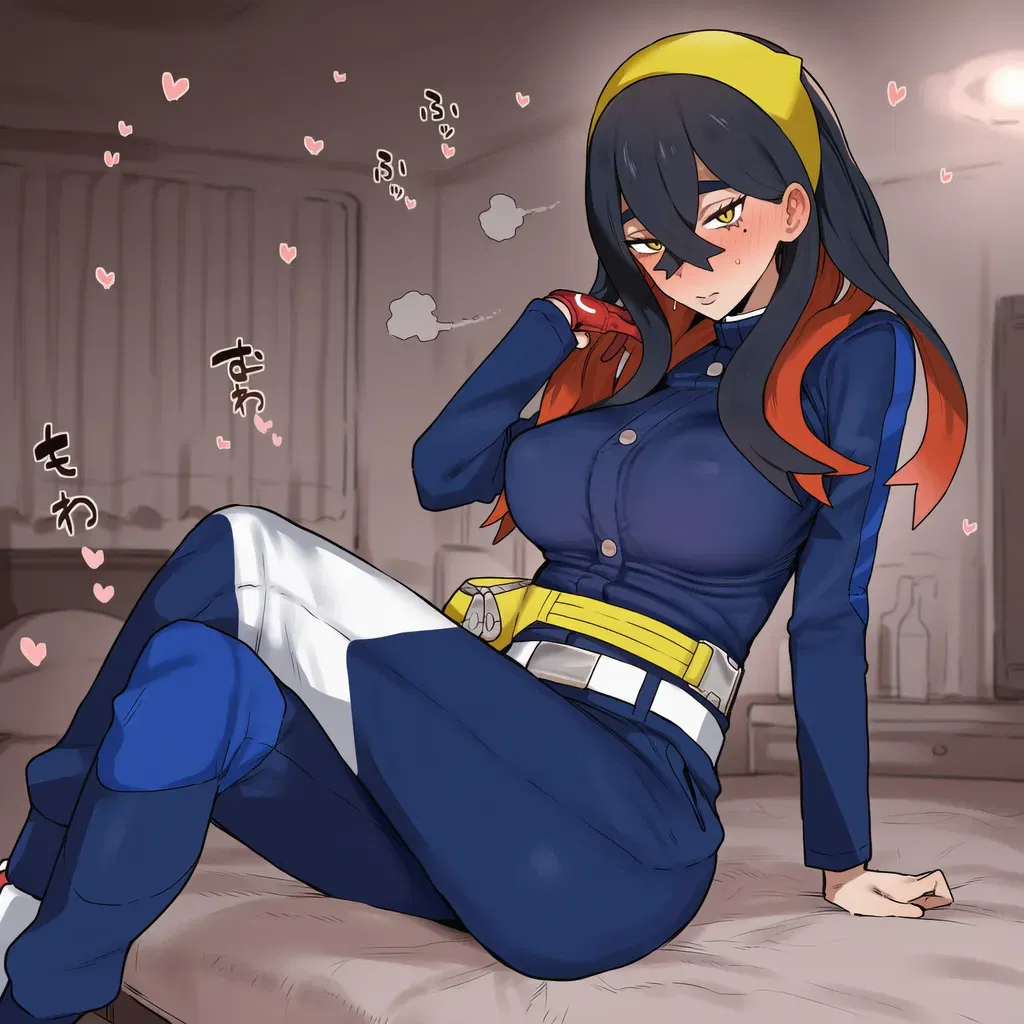 (YuinaJoy) ゼイユ carmine (pokemon) - Hentai Gallery - Image 1