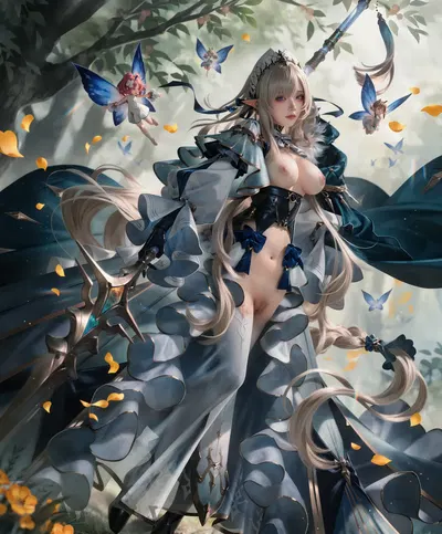 فتاة ترتدي زي شخصية من لعبة Shadowverse - معرض هنتاي