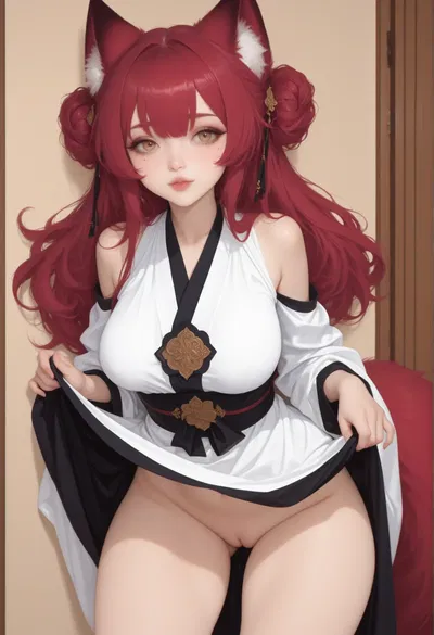 Девушки-лисицы в даосском и реалистичном стиле - Хентай галерея