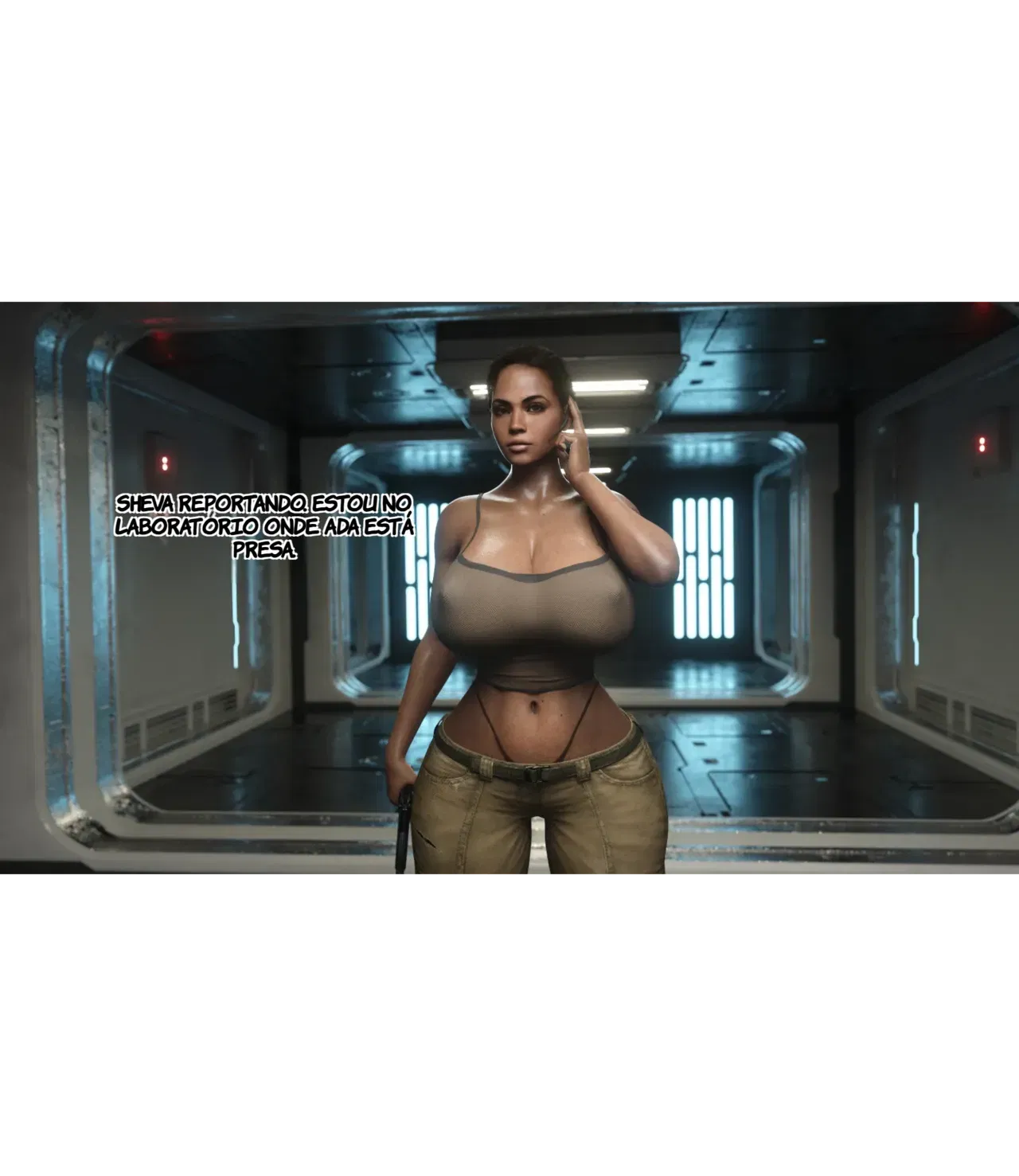 (IceDev) Futa Ada x Sheva (Resident Evil) (TR-75) (Português do Brasil) - Galeria Hentai - Image 1