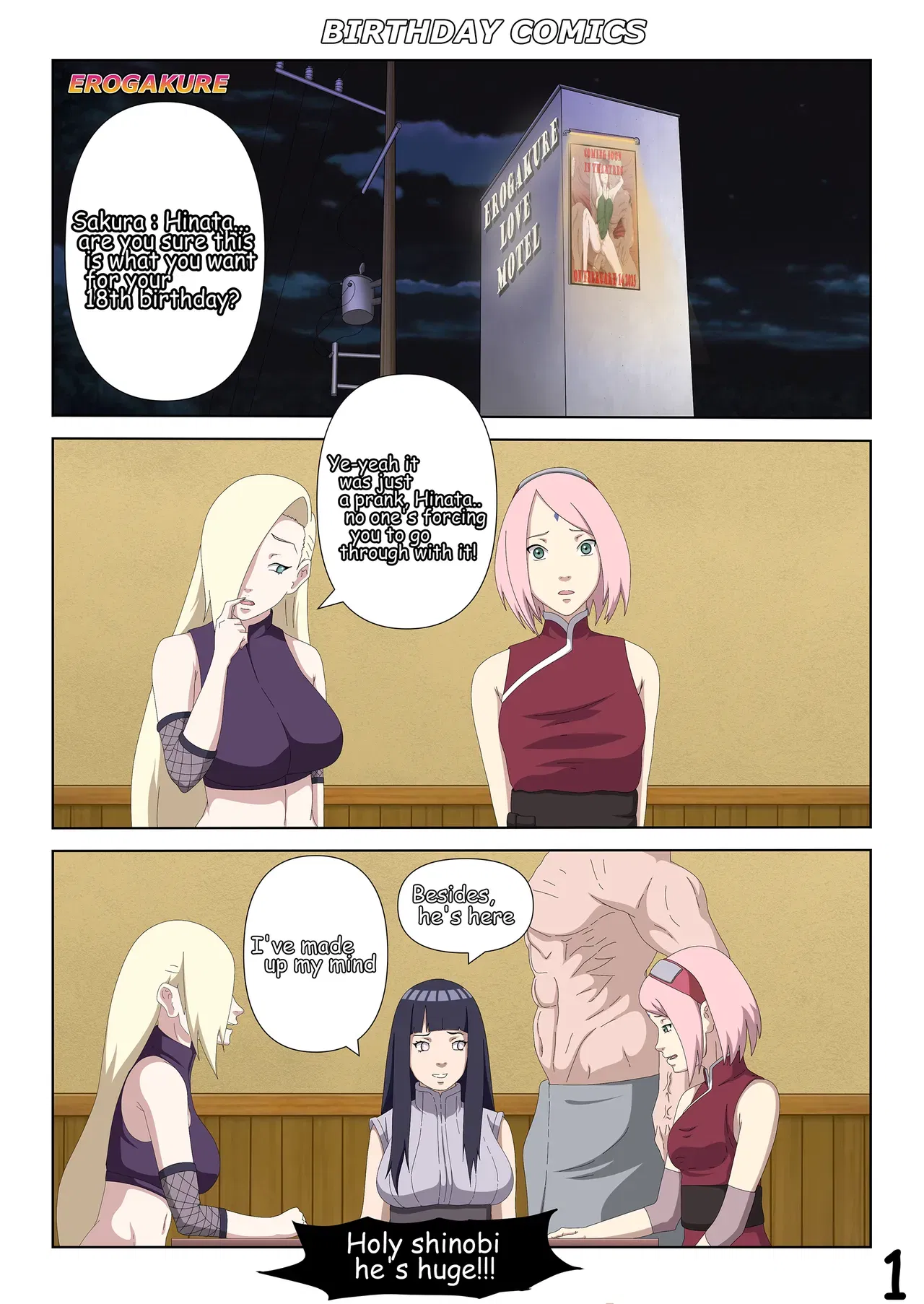 El cumpleaños de Hinata - anal anal intercourse big ass cheating group of females grou... - Galería Hentai - Image 1
