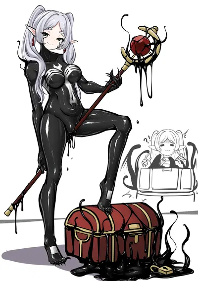 (Pixiv) Снежно-пушистая паста из красной фасоли - Хентай галерея