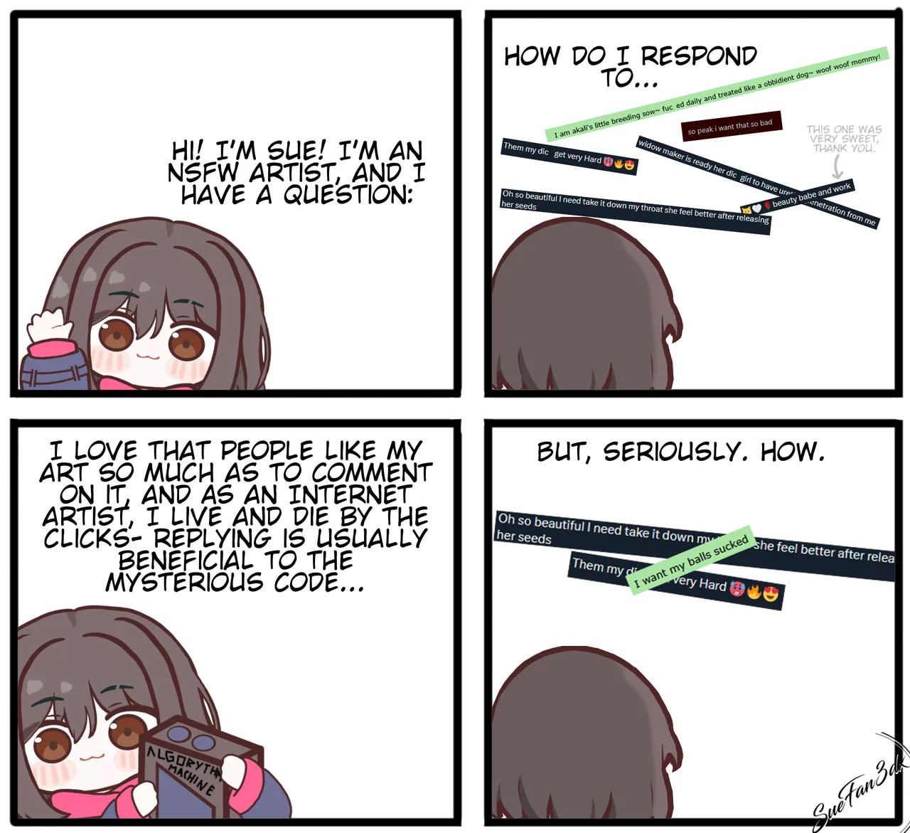 Suefan3DX - Struggles of a NSFW artist (Ongoing) - Hentai Gallery - Image 1