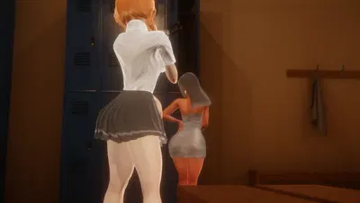 Encolhendo no vestiário - Galeria Hentai