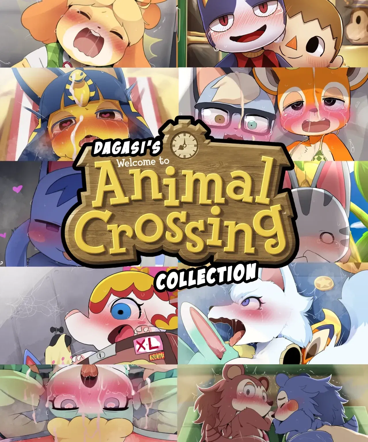 Dagasi Animal Crossing Collection - ahegao anal anal intercourse blowjob bondage bukkake catgirl... - Hentai Gallery - Image 1
