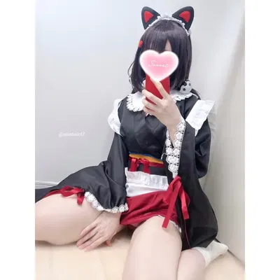 (Aliceholic13) fantia-2180513 🖤 Селфи в костюме кимоно с кошачьими ушками 🐈‍⬛ - Хентай галерея