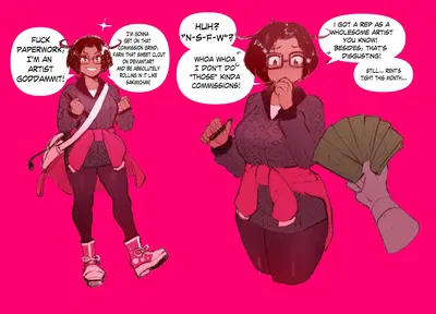 (varios) Tsona - Artista en apuros (Personaje original de ThiccwithaQ) - Galería Hentai