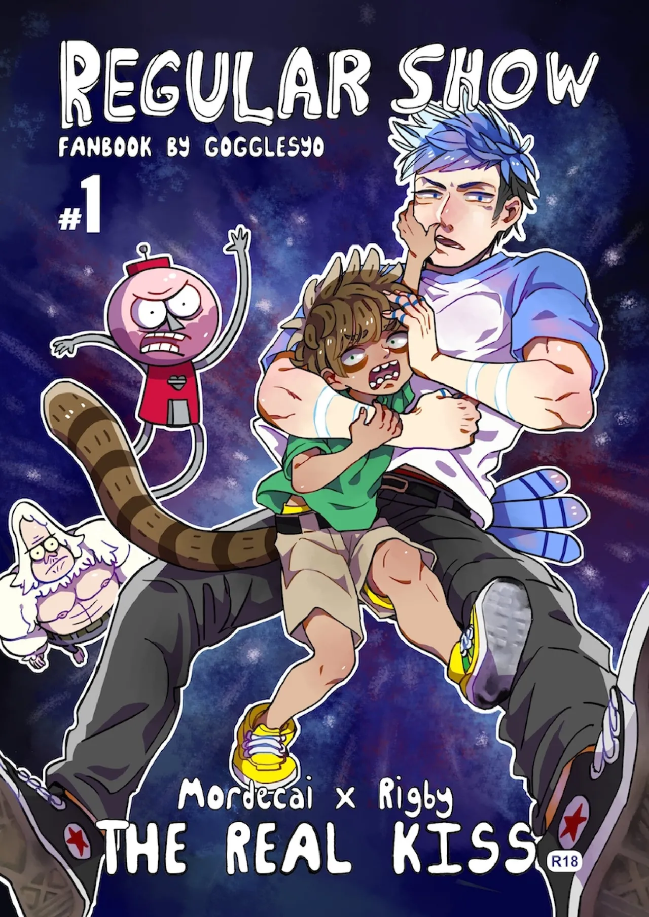 (GogglesYO) O Beijo de Verdade (Regular Show) (Chinês) (Digital) - Galeria Hentai - Image 1