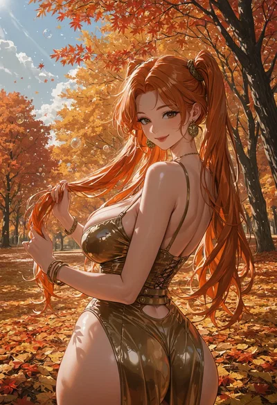 (HenryBoya) Um vislumbre das folhas de outono de Tailcoat - Nami - Galeria Hentai