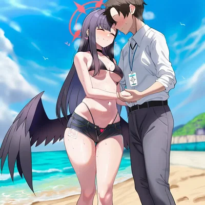 (Pixiv) N_master (2994751) - ichika(swimsuit) netorare - Hentai Gallery