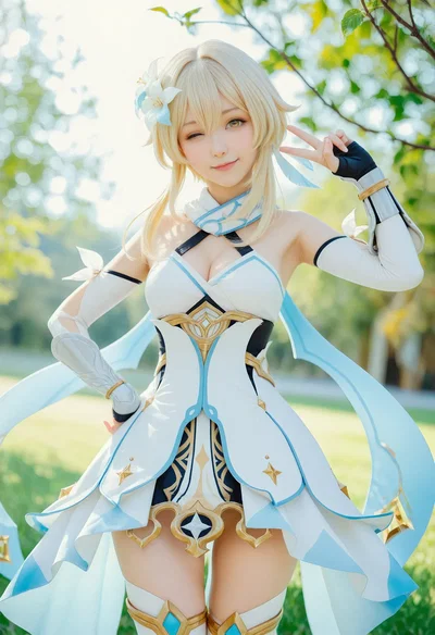 (DyDy_cos) Cosplay de Lumine - Galería Hentai