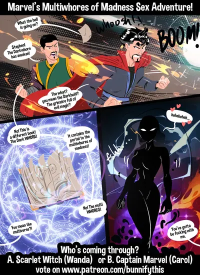 (Bunnify This) «Безумные шлюхи» от Marvel! (Мстители) (Серия продолжается) - Хентай галерея