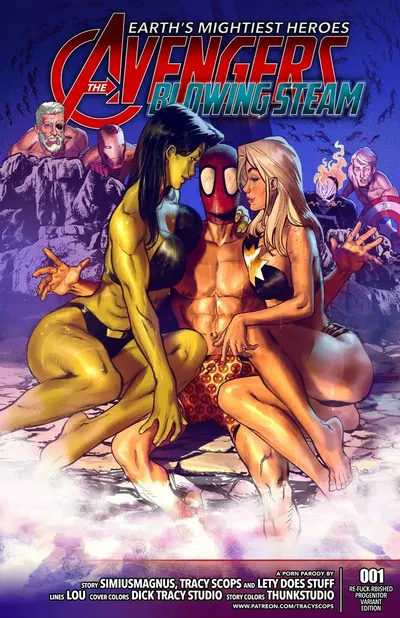 (Tracy Scops) Avengers Blowing Steam - Hentai Gallery