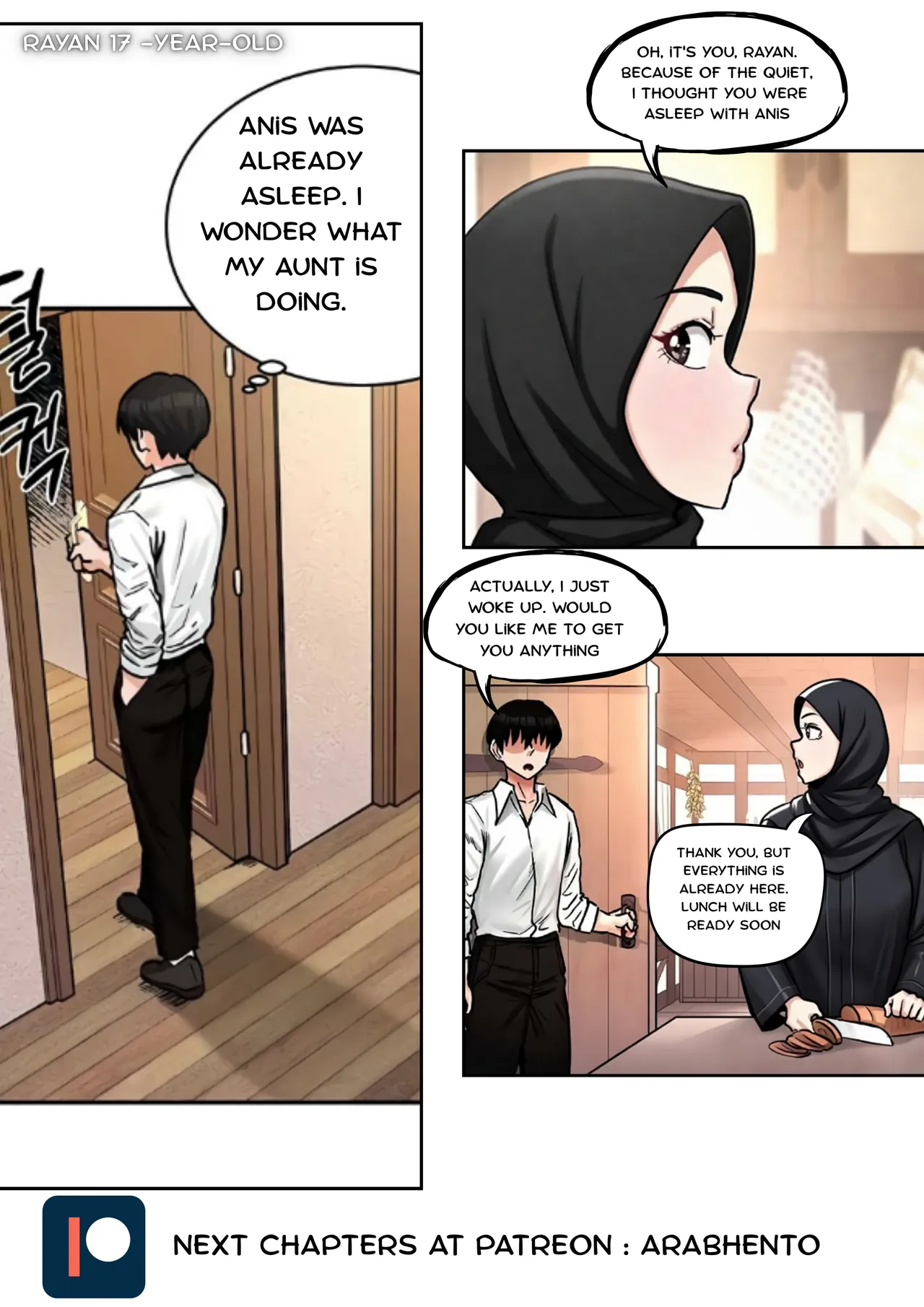 (ArabHento) Chapter 1 : Affair with my hijab aunt - Hentai Gallery - Image 1