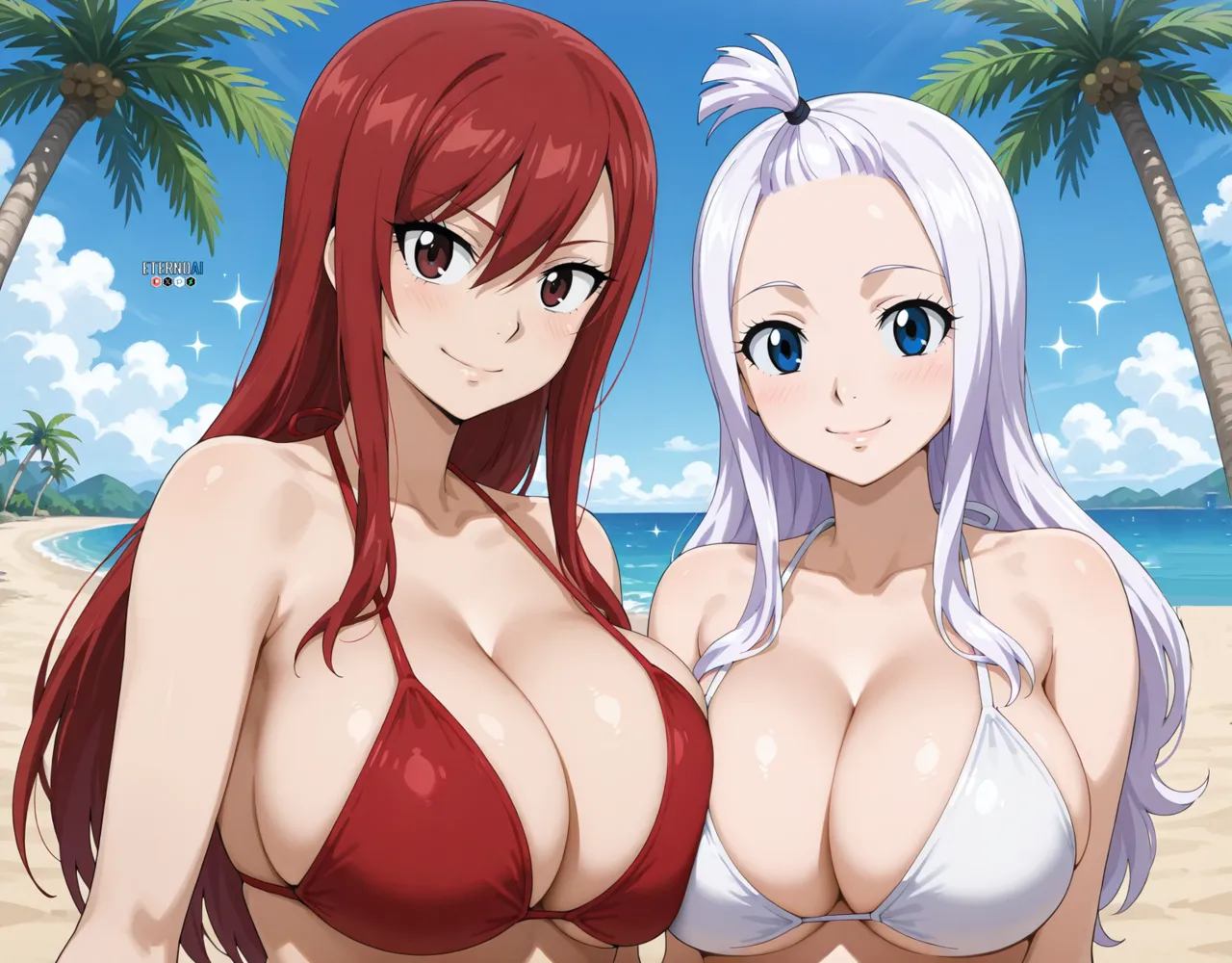 Erza & Mira Jane - Hentai Gallery - Image 1