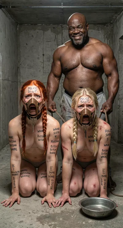 Black Giants Train White Whores - Hentai Gallery