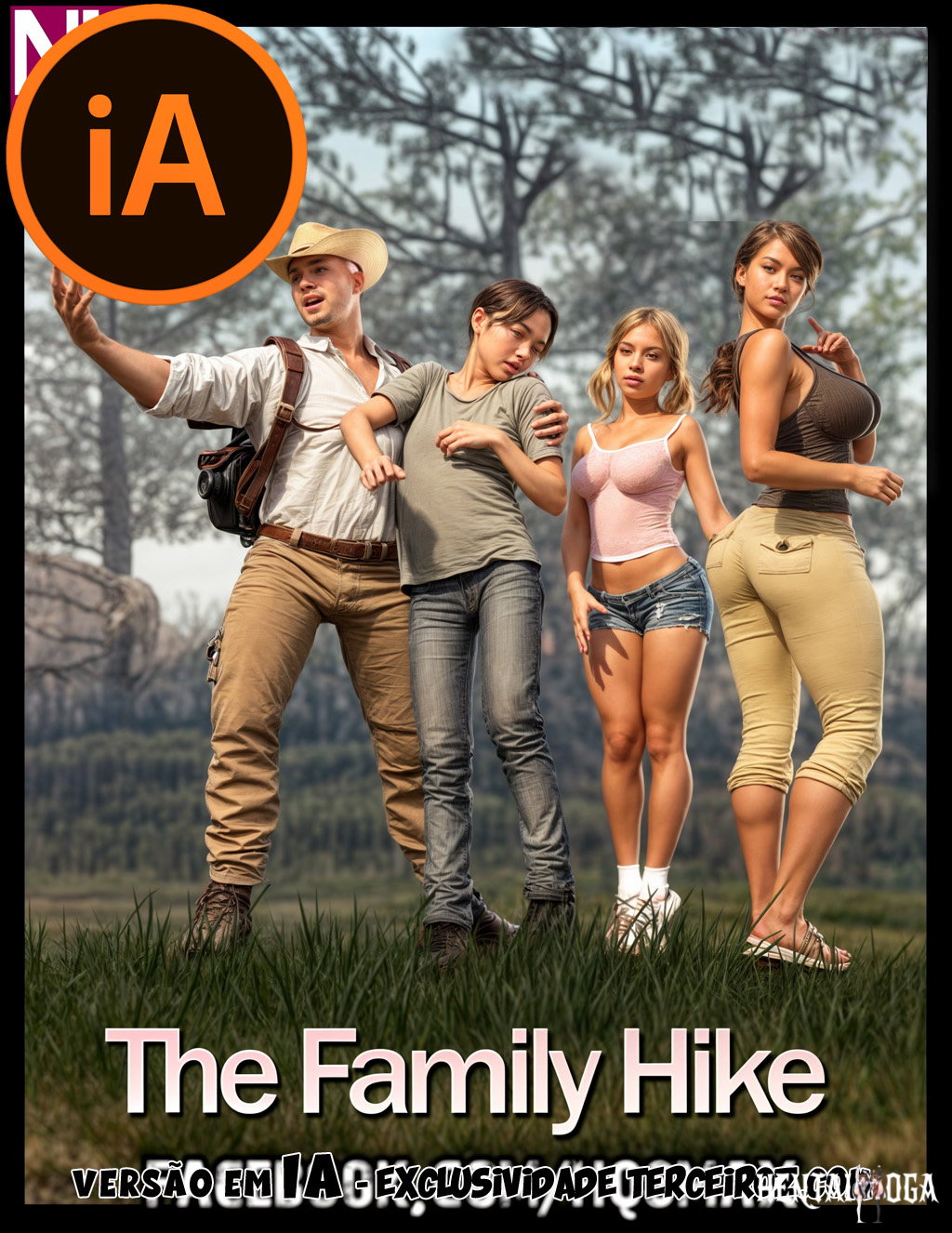 The Family Hike – VERSÃO IA - Cartoon Porno Comics Porno Doujinshi Hentai Brasil HQ Adulto... - Galeria Hentai - Image 1