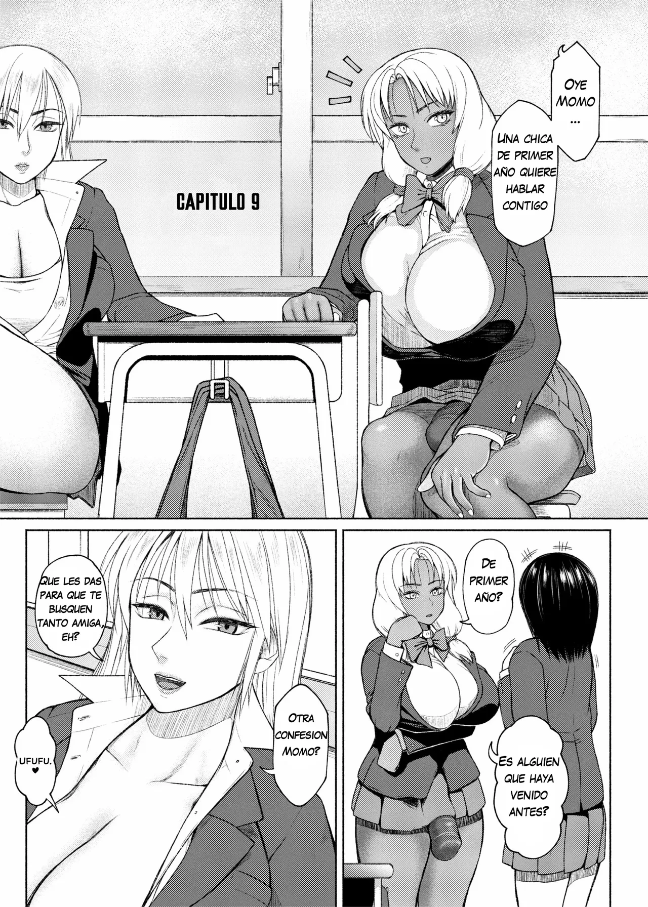 Futanari Bitch Gal wa Suki desu ka 09 Senpai and Kouhai (Sin censura) (Ray-Raw) (Nobuhiro) - Hentai Gallery - Image 1