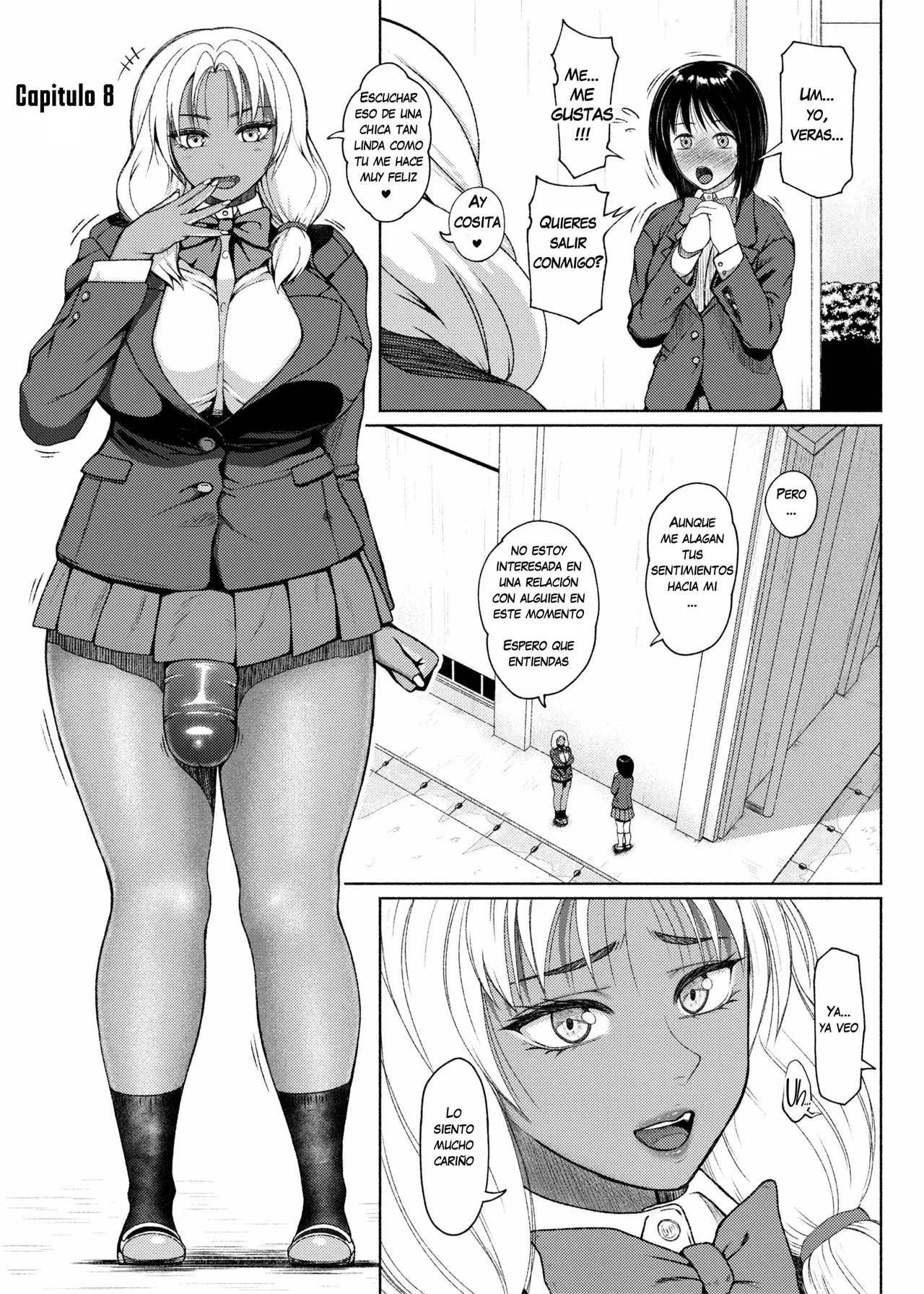 Futanari Bitch Gal wa Suki desu ka 08 Mom's Past (Sin censura) (Ray-Raw) (Nobuhiro) - Hentai Gallery - Image 1
