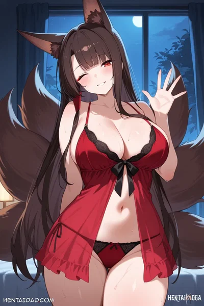 Akagi - Babydoll || Azur Lane Hentai by Vlen - Uncensored - Hentai Gallery