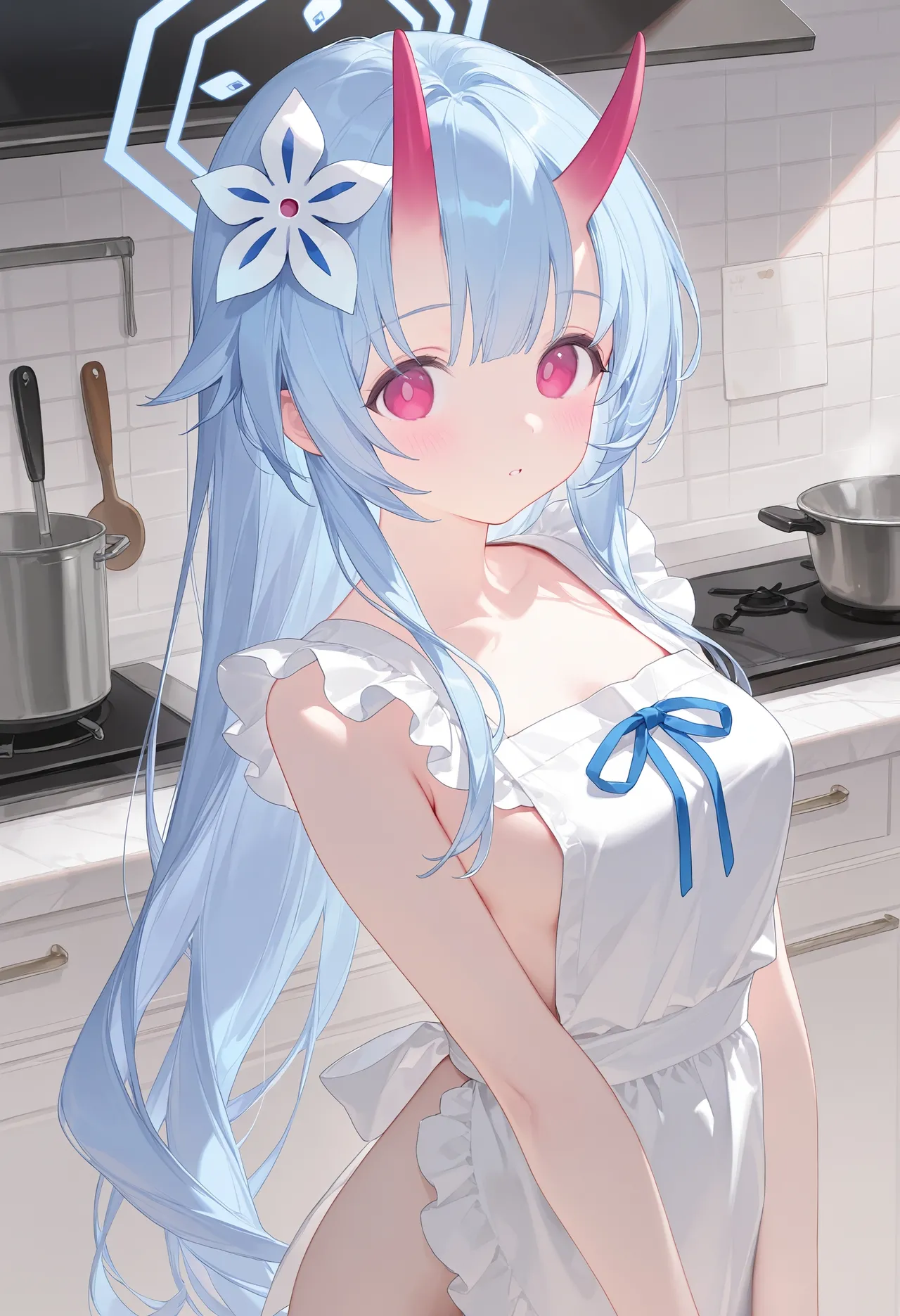 想看一辈子千世涩涩-(裸体围裙)--(千世)-(碧蓝档案) - Hentai Gallery - Image 1