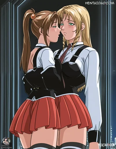 Imari Kurumi × Rika Shiraki | Bible Black 伊万里 胡桃 × 白木 理香 | バイブルブラック Hentai by Yorane - Uncensored - Hentai Gallery