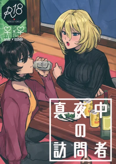 (CCFukuoka51) (Магума Сансо (Моэкити)) «Посетительница глубокой ночью» | A Late Night Visitor (Girls und Panzer) (английский) (Pangean) - Хентай галерея