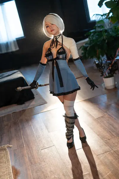 Una Cosplayer - 2B Kaine - Thư Viện Hentai