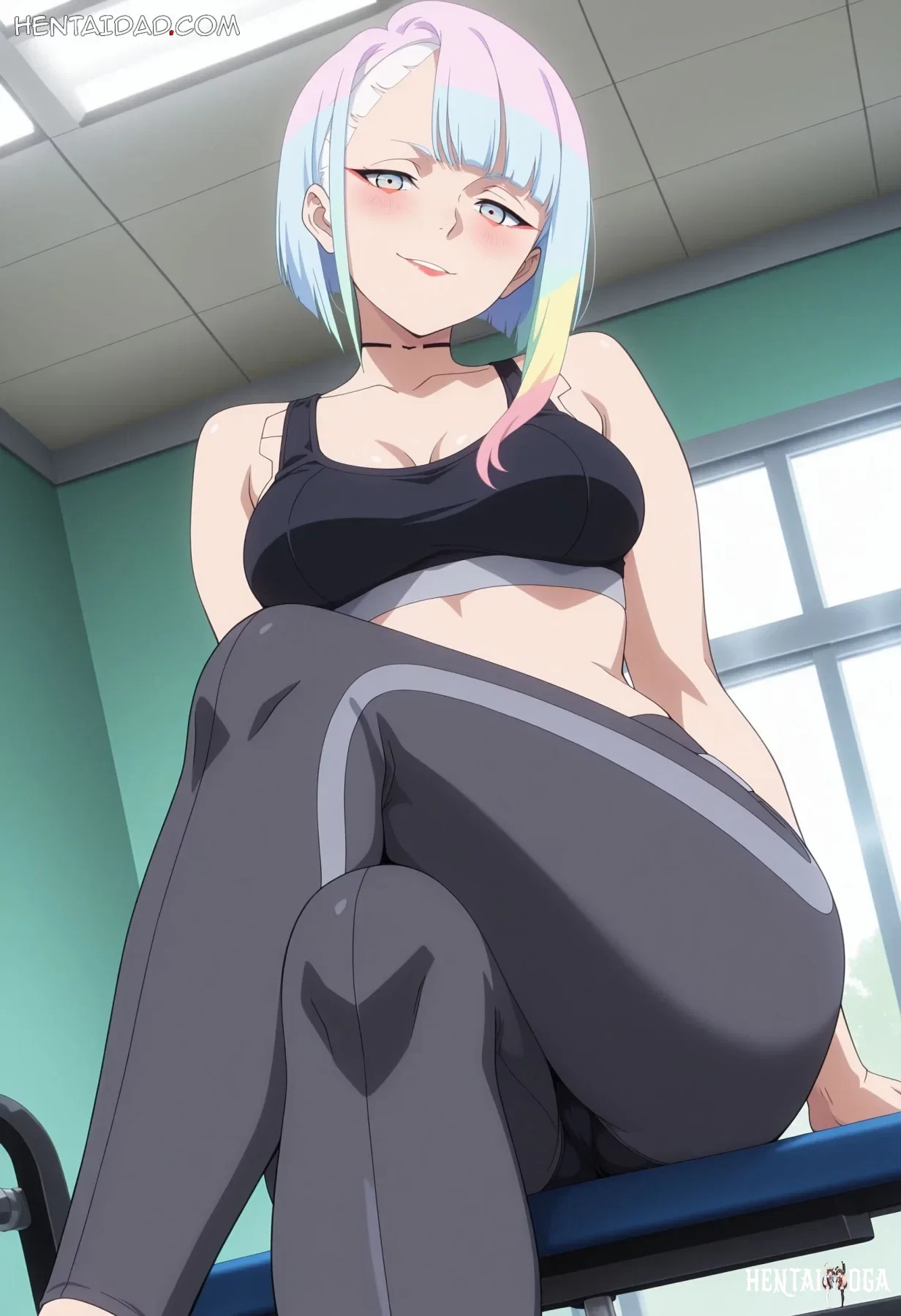 ルシーナ・クシナダ 5つの特典付き マックス制作のエロアニメ - 無修正 - Anime Cyberpunk Gym Lucyna nsfw Max Hentai Uncensored - エロアニメギャラリー - Image 1