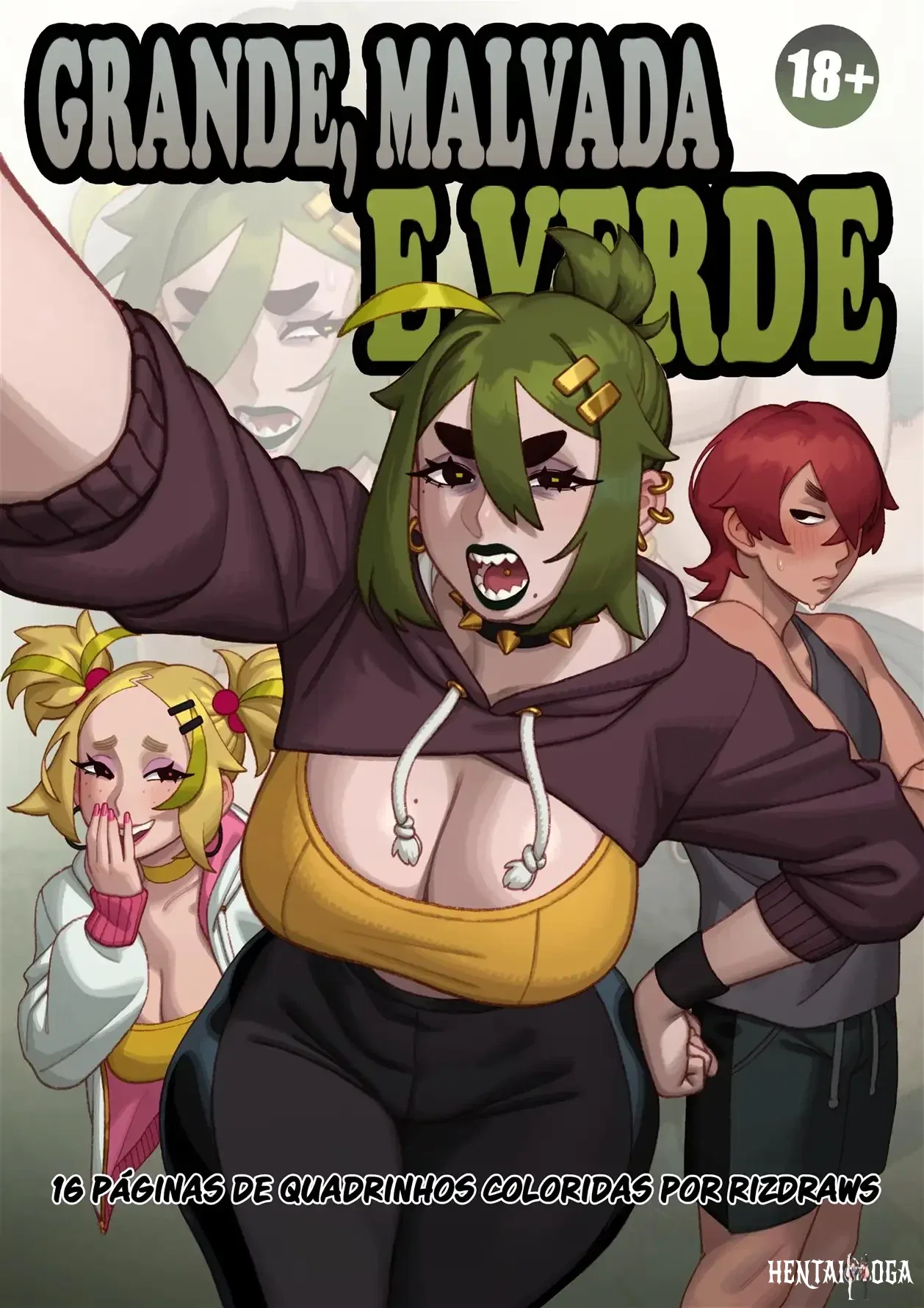 Sexo com a Valentona na Academia - Cartoon Porno Comics Porno Doujinshi Hentai Brasil HQ Adulto... - Galeria Hentai - Image 1