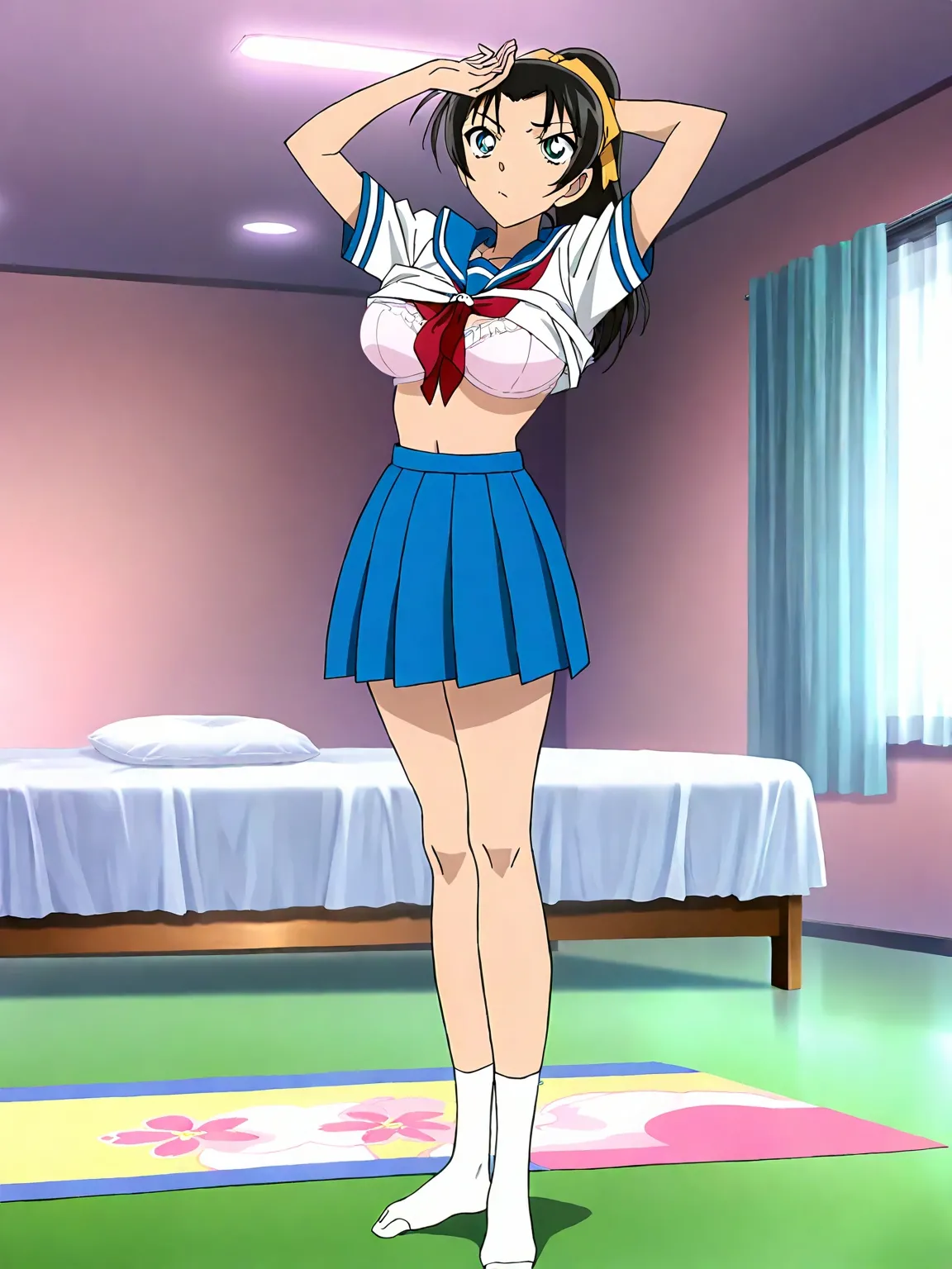 (cyysm) 毛利小五郎 盗撮 × 遠山和葉 - エロアニメギャラリー - Image 1