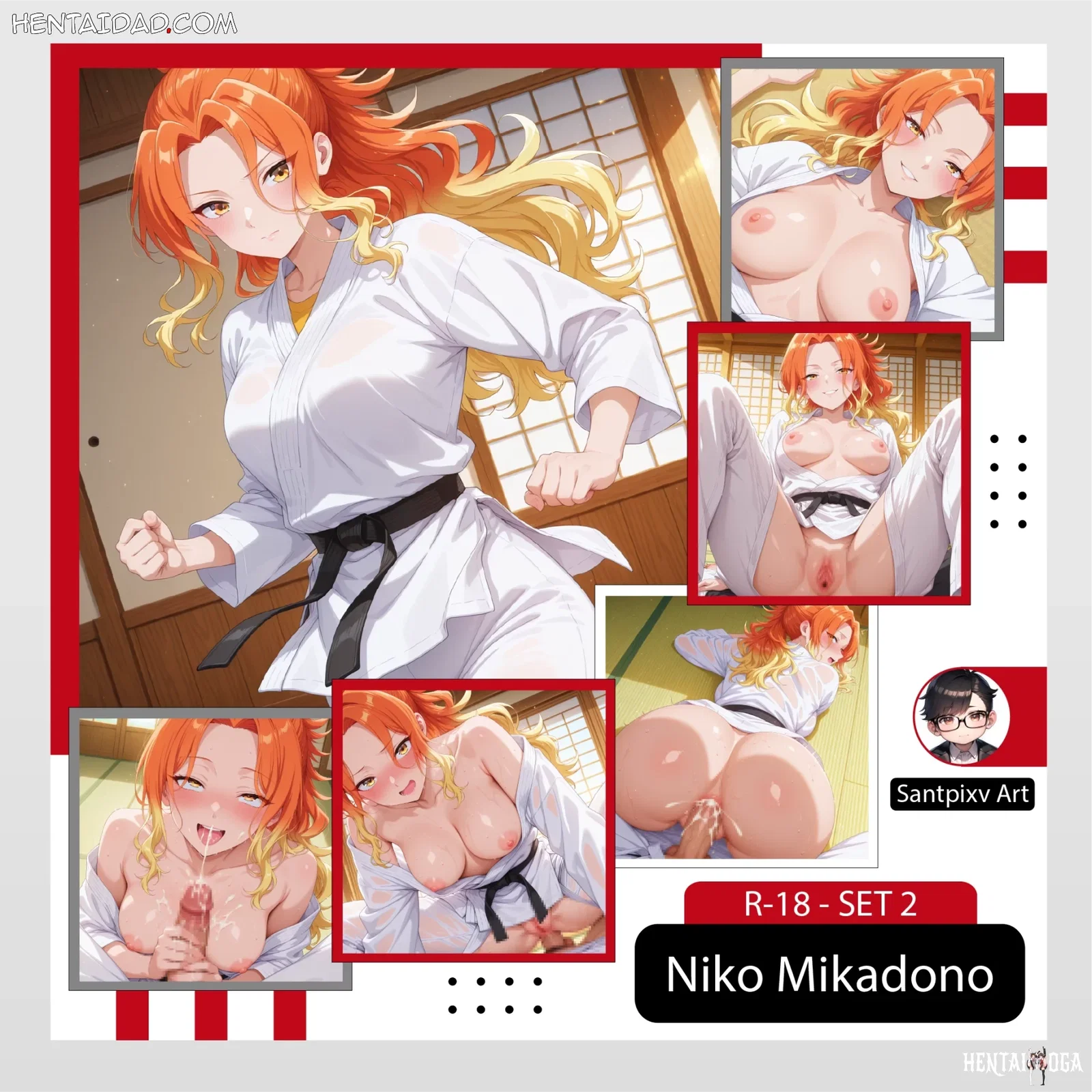 Lv2 - ニコ・ミカドノ 帝乃二琥 SET 2 エロアニメ by SantpixvArt - 無修正 - Mikadono Niko The mikadononiko SantpixvArt Hentai Uncensored - エロアニメギャラリー - Image 1