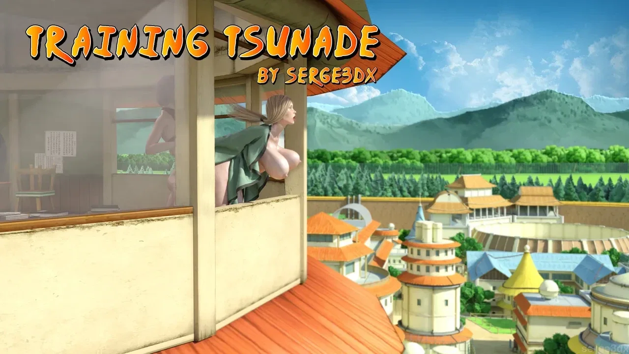Training Tsunade - 3d abs big ass big breasts big penis bike shorts blowjob cum... - Hentai Gallery - Image 1
