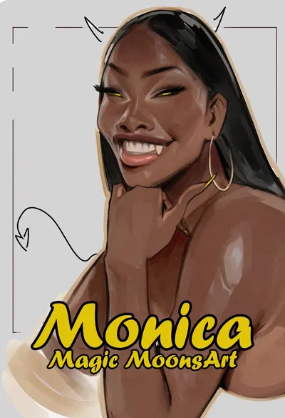 Monica (magicmoonsarts) | SIN CENSURA | Mega Pack - Galería Hentai