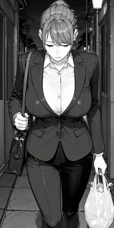 (FFF)让下班后的母亲舒服起来吧 - Hentai Gallery