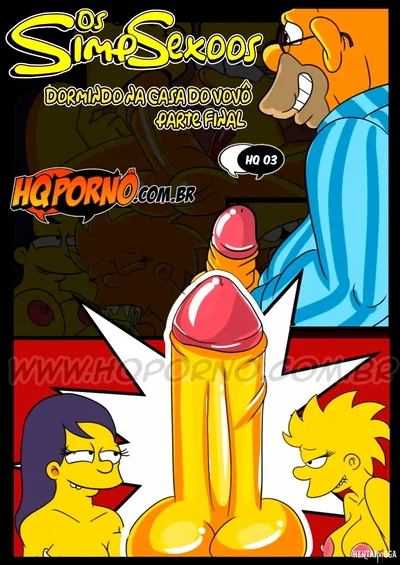 Dormindo na casa do Vovô – Parte 2, Os SimpSEXOOS - Galeria Hentai