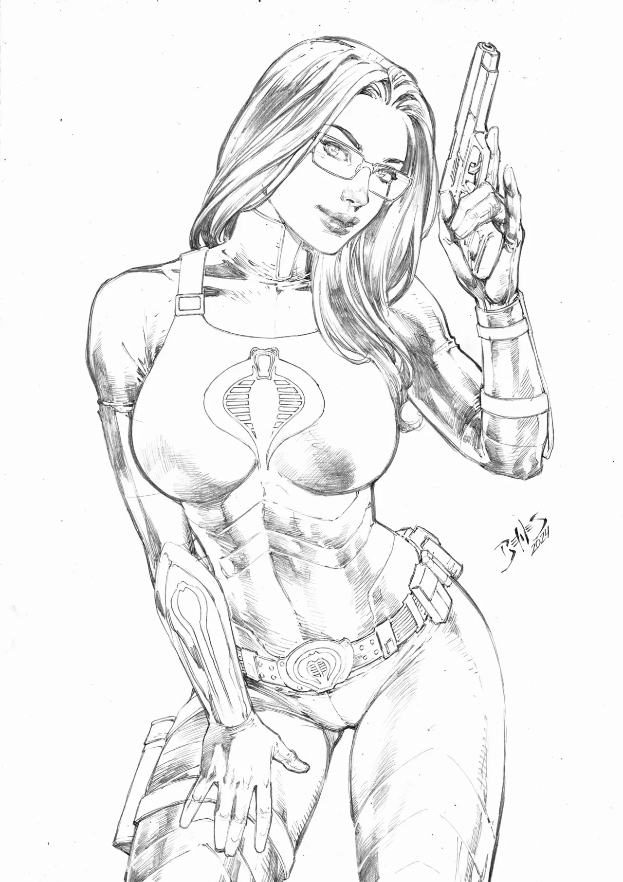 Ed Benes Original Art - Hentai Gallery - Image 1