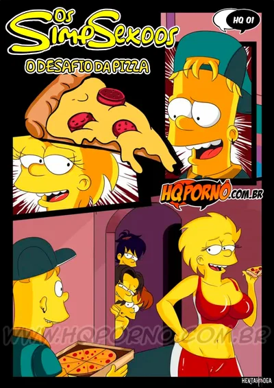 O Desafio da Pizza, Os SimpSEXOOS - Galeria Hentai