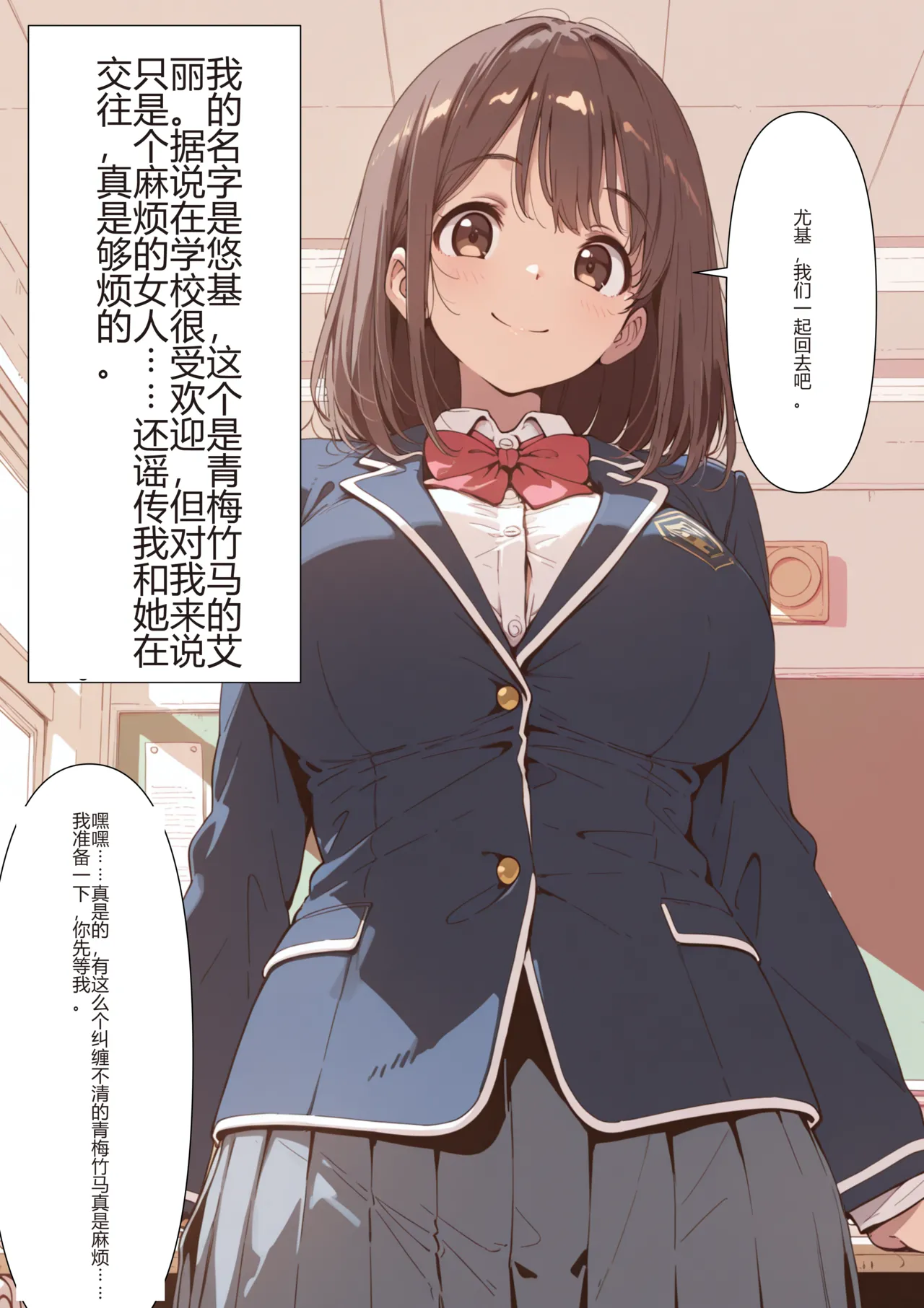 (tsf-saeki)附身青梅竹马【机翻】 - Hentai Gallery - Image 1