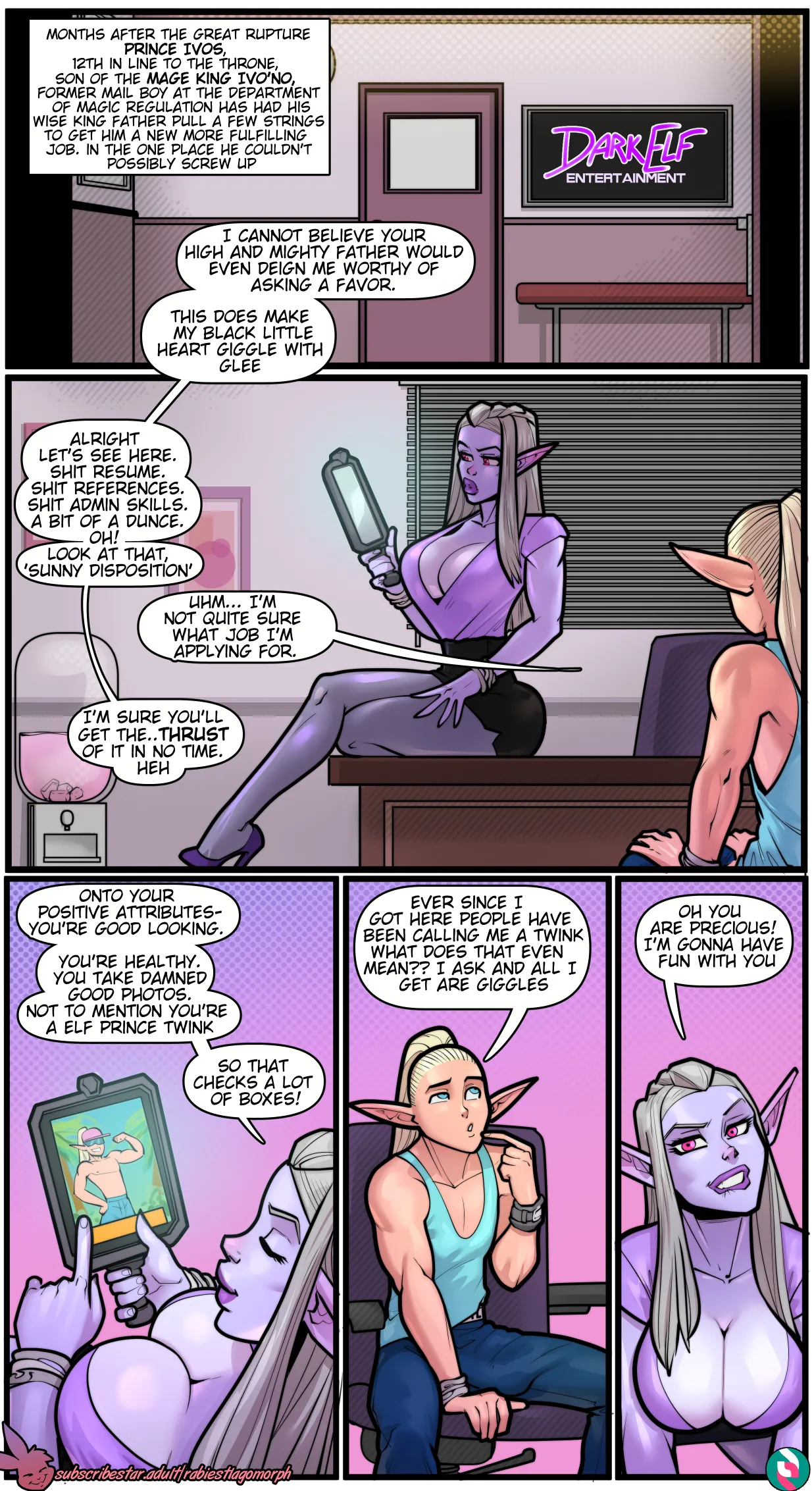 Welcome to Dark Elf Entertainment - big ass big breasts big penis elf high heels stockings color - Hentai Gallery - Image 1