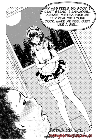 (Zenra QQ) O sexo anal é tão bom que não consigo me conter, então, senhor, por que não me possui com seu pau de verdade? Como uma garota... (Inglês) (MTL) - Galeria Hentai