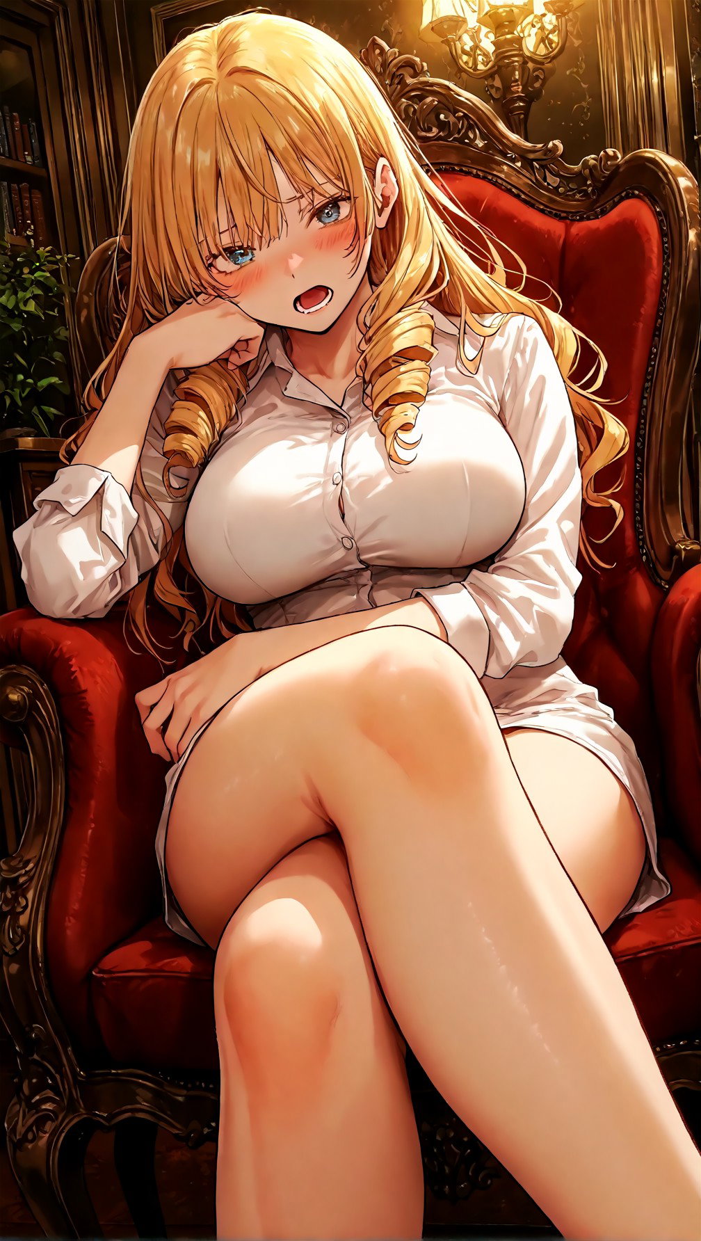 (HenryBoya) 金髪の髪、椅子の鍵が開く場所 - エロアニメギャラリー - Image 1