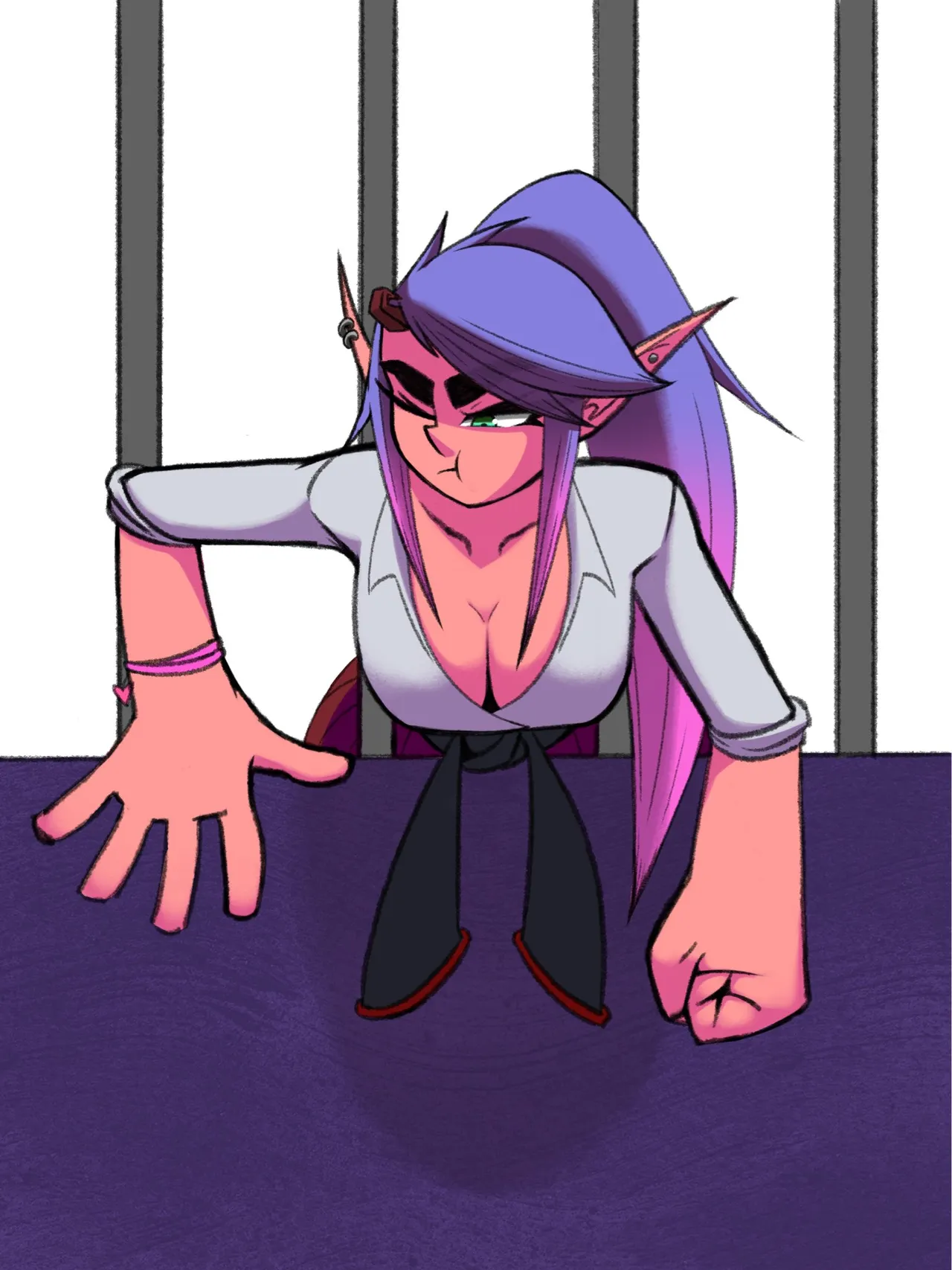 (StormKingDavid) Ина застряла - Хентай галерея - Image 1