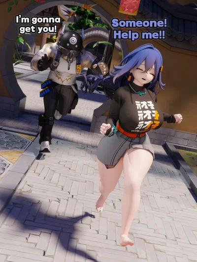 (ExtraThicc) Belle Saved by Dialyn's Size Portals - Hentai Gallery