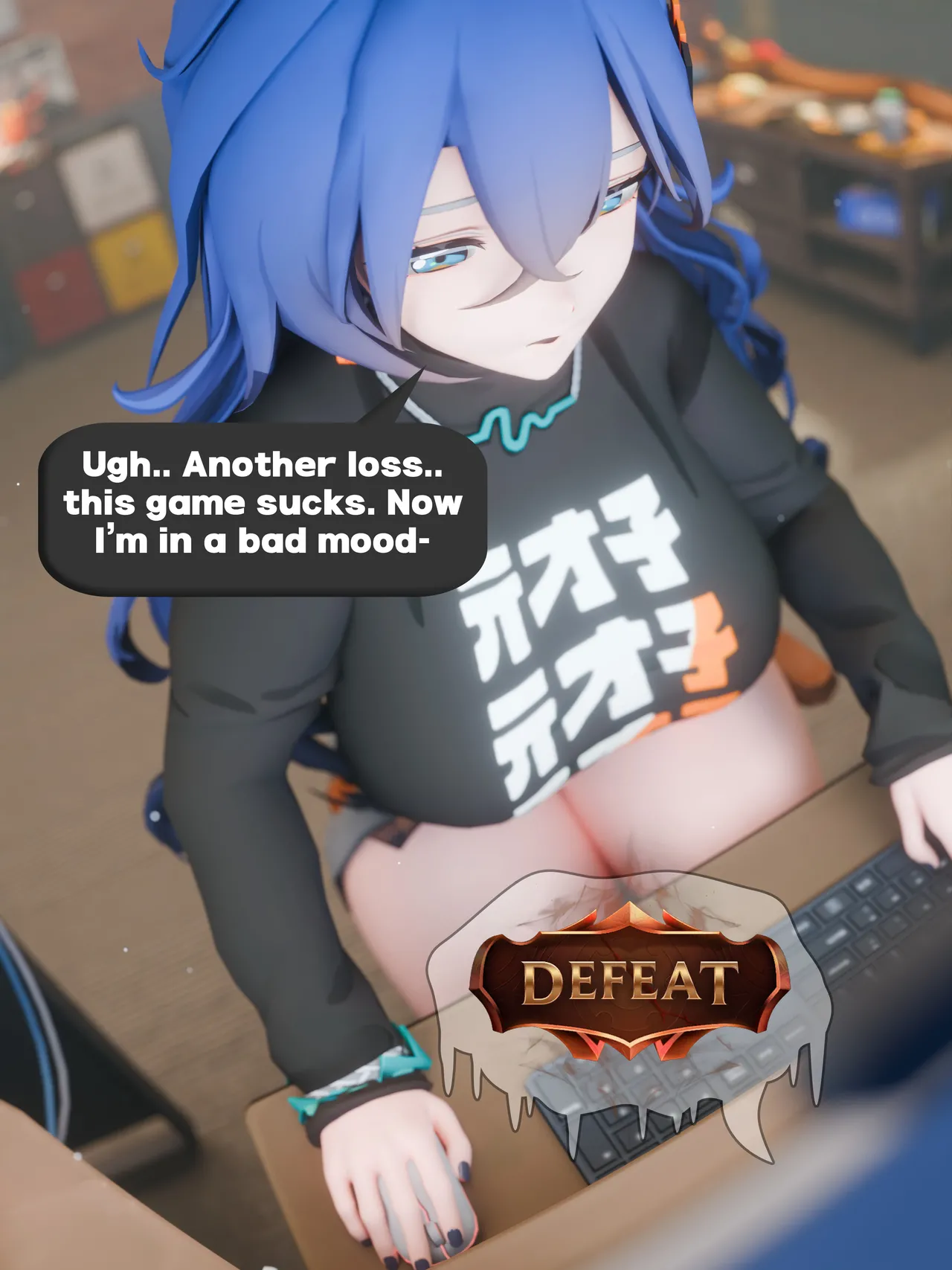 (ExtraThicc) Belle's Little Stress Toy - Hentai Gallery - Image 1